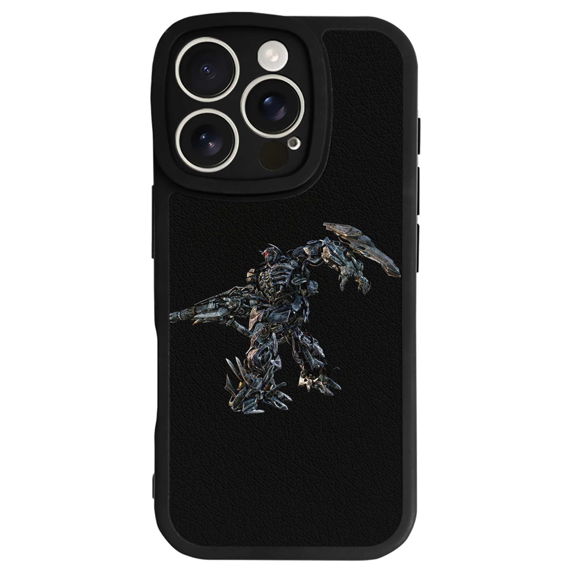 （画像用） Transformers トランスフォーマー 【iPhone 16シリーズ対応】シリコンスマホケース（レザー調） 材質：シリコン